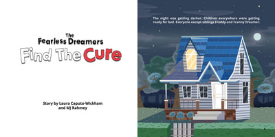 FEARLESS DREAMER FIND THE CURE WITH MATCHING DOCTOR PAJAMA