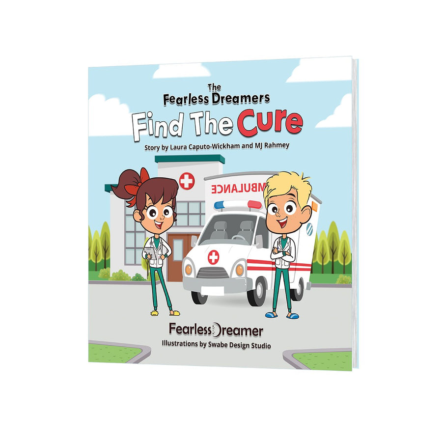 FEARLESS DREAMER FIND THE CURE WITH MATCHING DOCTOR PAJAMA